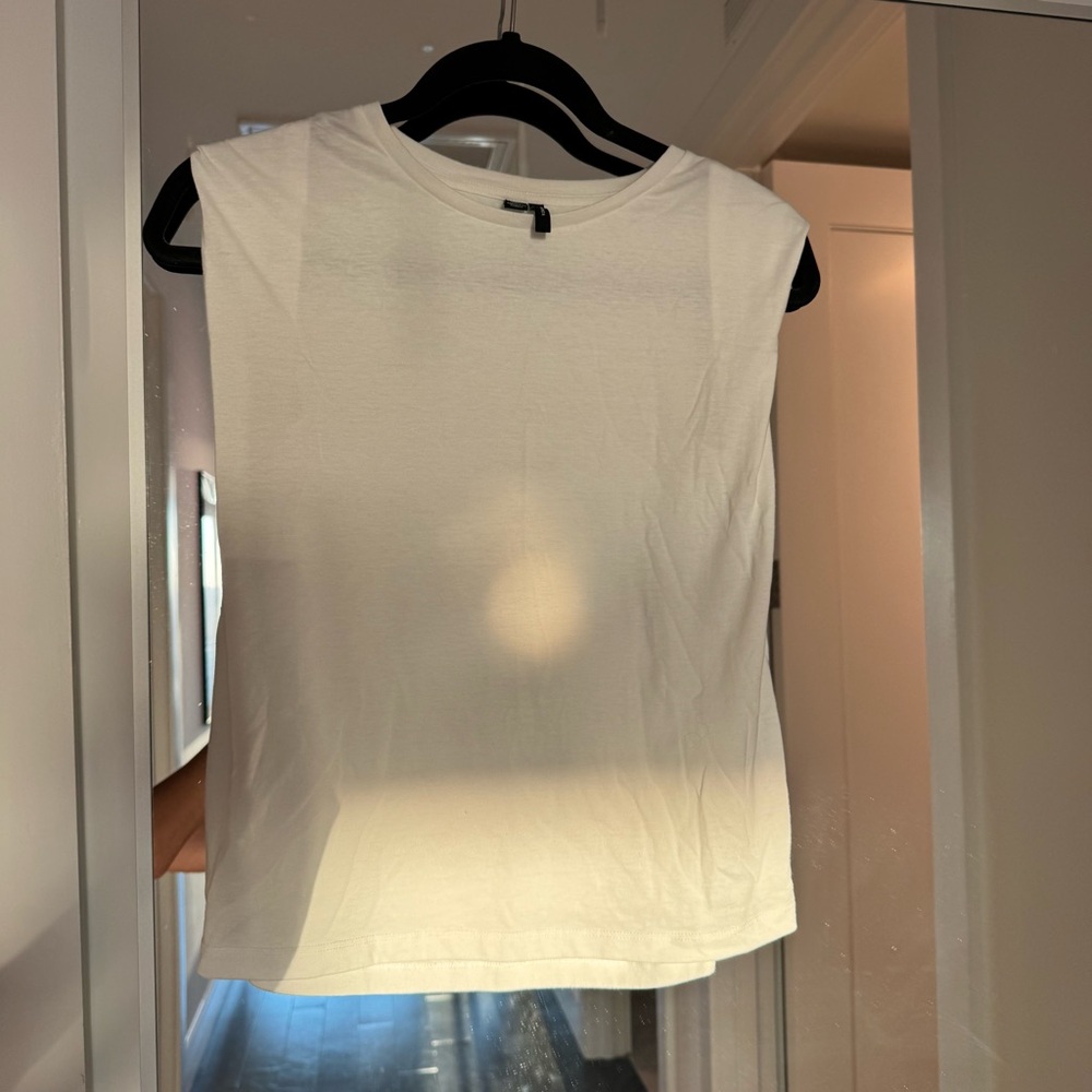 Zara White Tee
